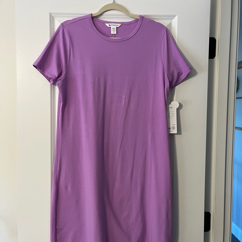 NWT Athleta essential tee dress size M